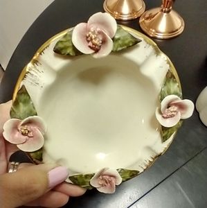 Chantilly China Ashtray Trinket Dish Vintage possibly Antique